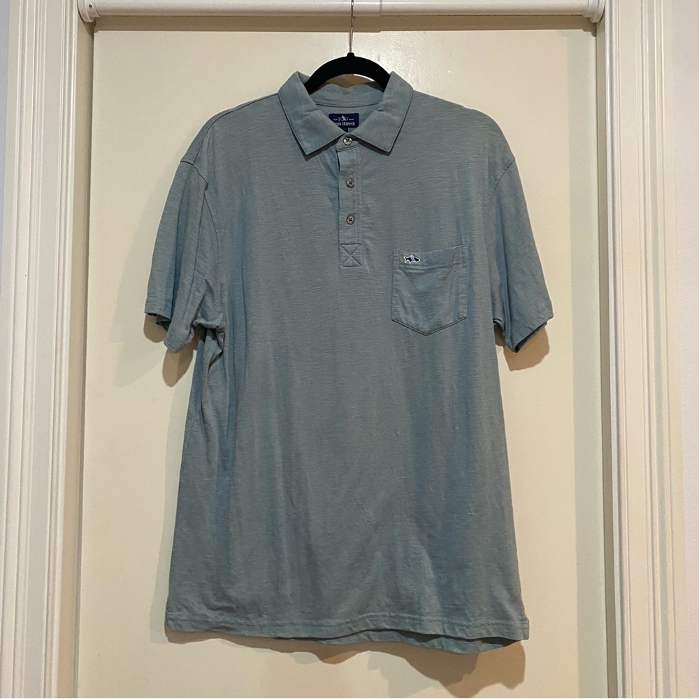 The Fish Hippie blue polo